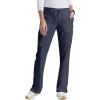 BARCO Grey’s Anatomy Scrubs – Mia Scrub Pant for Women, Elastic Back Waist, Mid-Rise Shaped Leg Women’s Scrub Pant(Steel)