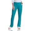 BARCO Grey’s Anatomy Scrubs – Mia Scrub Pant for Women, Elastic Back Waist, Mid-Rise Shaped Leg Women’s Scrub Pant(Teal)