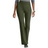 BARCO One Performance Knit Sprint Scrub Pant for Women – 7-Pocket, High-Rise Yoga Pants with 360 Spandex Stretch(Olive)