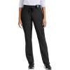 BARCO One Uplift Classic Fit Tapered Leg Scrub Pant for Women – 5-Pocket, Mid-Rise Scrub Bottoms with 360 Spandex Stretch(Black)