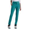 BARCO One Uplift Classic Fit Tapered Leg Scrub Pant for Women – 5-Pocket, Mid-Rise Scrub Bottoms with 360 Spandex Stretch(Dark Jade)