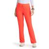 BARCO One Uplift Classic Fit Tapered Leg Scrub Pant for Women – 5-Pocket, Mid-Rise Scrub Bottoms with 360 Spandex Stretch(Neon Flame)