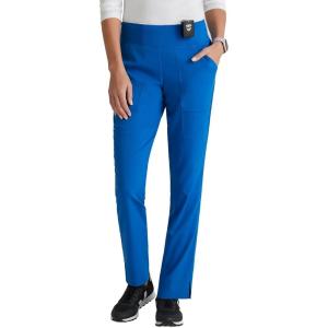 BARCO Grey’s Anatomy Spandex Stretch Direct – Relay Scrub Pant for Women, Tapered Women’s Scrub Pant(New Royal)