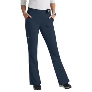 BARCO Grey’s Anatomy Spandex Stretch Direct – Relay Scrub Pant for Women, Tapered Women’s Scrub Pant(Steel)