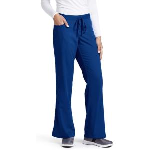 BARCO Grey’s Anatomy Women’s Riley Pant, Easy Care Medical Scrub Pant w/ 5 Pockets & Flared Leg(Twilight)