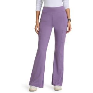 BARCO One Performance Knit Sprint Scrub Pant for Women – 7-Pocket, High-Rise Yoga Pants with 360 Spandex Stretch(Dusty Lavender)