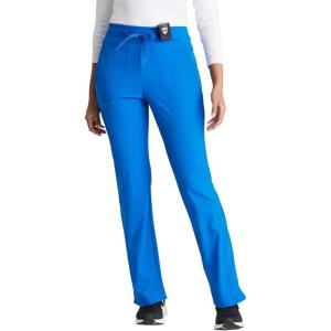 BARCO One Uplift Classic Fit Tapered Leg Scrub Pant for Women – 5-Pocket, Mid-Rise Scrub Bottoms with 360 Spandex Stretch(New Royal)