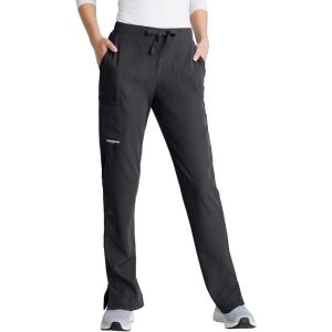 BARCO Skechers Vitality Charge Scrub Pant for Women – Mid-Rise Medical Pant, 4-Way Stretch Women’s Scrub Pant(Pewter)