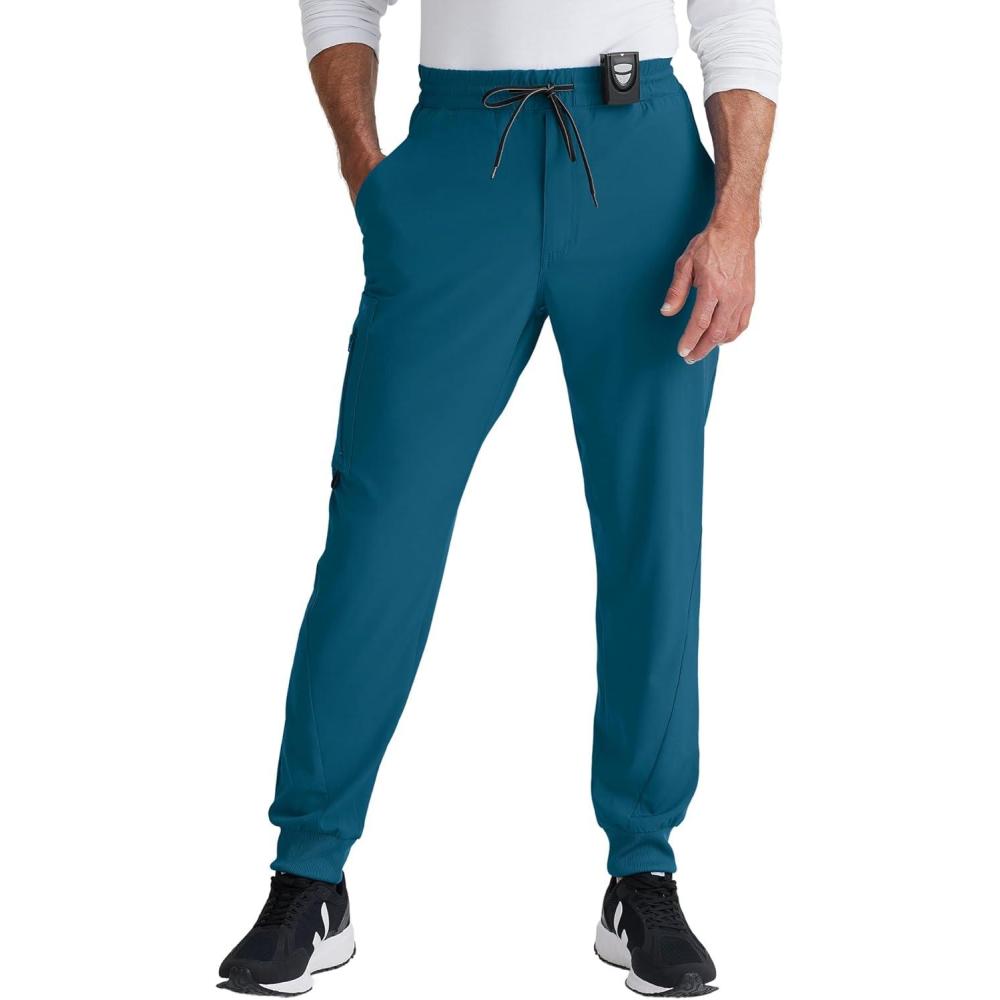 imageBARCO One Vortex Scrub Jogger for Men  Medical Cargo Pant EcoFriendly Fabric 4Way Stretch AntiWrinkle Mens Scrub PantBahama