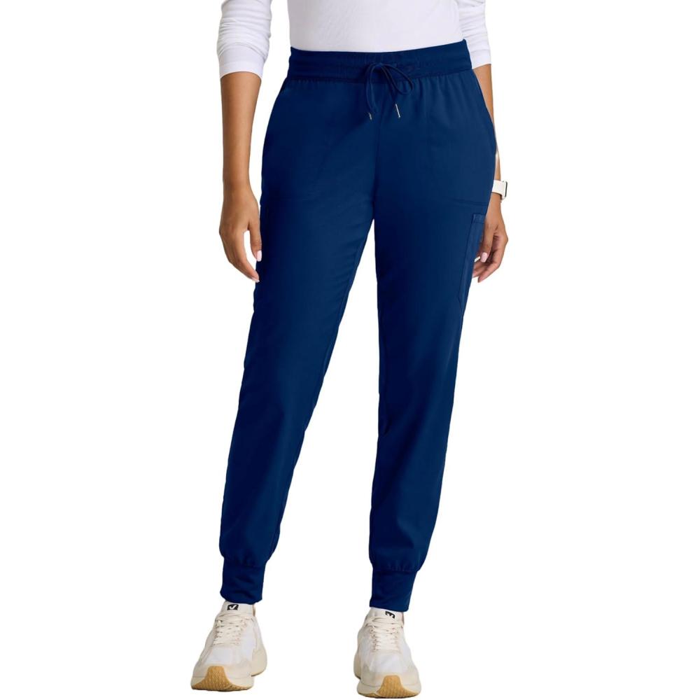 imageGreys Anatomy by BARCO Finley Scrub Jogger for Women  6Pocket MidRise Pants with Natural Stretch amp Soil Release FabricIndigo