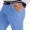 BARCO Grey’s Anatomy Active 4275 Women’s Logo Waist Drawstring Pant(Ciel)