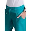BARCO Grey’s Anatomy Scrubs – Cora Scrub Pant for Women, Yoga Knit Waist, Low-Rise Straight Leg Women’s Scrub Pant(Teal)