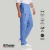 BARCO Grey’s Anatomy Scrubs – Evan Scrub Pant for Men, Elastic Waist With Zip Fly, Straight Leg Men’s Scrub Pant(Ciel Blue)