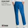 BARCO Grey’s Anatomy Scrubs – Evan Scrub Pant for Men, Elastic Waist With Zip Fly, Straight Leg Men’s Scrub Pant(New Royal)