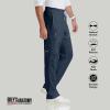 BARCO Grey’s Anatomy Scrubs – Evan Scrub Pant for Men, Elastic Waist With Zip Fly, Straight Leg Men’s Scrub Pant(Steel)