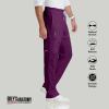 BARCO Grey’s Anatomy Scrubs – Evan Scrub Pant for Men, Elastic Waist With Zip Fly, Straight Leg Men’s Scrub Pant(Wine)