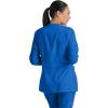 BARCO Grey’s Anatomy Scrubs – Jamie Warm-Up Jacket for Women, Fitted Back with Belt Inset Super-Soft Women’s Scrub Jacket(Galaxy)