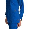 BARCO Grey’s Anatomy Scrubs – Jamie Warm-Up Jacket for Women, Fitted Back with Belt Inset Super-Soft Women’s Scrub Jacket(Galaxy)