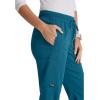 BARCO Grey’s Anatomy Spandex Stretch Direct – Dash Scrub Jogger for Women, Elastic Waist Yoga Style Women’s Scrub Pant(Bahama)