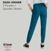 BARCO Grey’s Anatomy Spandex Stretch Direct – Dash Scrub Jogger for Women, Elastic Waist Yoga Style Women’s Scrub Pant(Bahama)