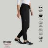 BARCO Grey’s Anatomy Spandex Stretch Direct – Dash Scrub Jogger for Women, Elastic Waist Yoga Style Women’s Scrub Pant(Black)