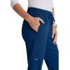 BARCO Grey’s Anatomy Spandex Stretch Direct – Dash Scrub Jogger for Women, Elastic Waist Yoga Style Women’s Scrub Pant(Indigo (Navy))