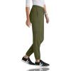 BARCO Grey’s Anatomy Spandex Stretch Direct – Dash Scrub Jogger for Women, Elastic Waist Yoga Style Women’s Scrub Pant(Olive)