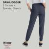 BARCO Grey’s Anatomy Spandex Stretch Direct – Dash Scrub Jogger for Women, Elastic Waist Yoga Style Women’s Scrub Pant(Steel)