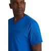 BARCO Grey’s Anatomy Spandex Stretch Direct – Rapid Scrub Top for Men, V-Neck Men’s Scrub Top(New Royal)
