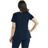 BARCO Grey’s Anatomy Women’s Mia Top, V-Neck Medical Scrub Top w/ 3 Pockets & Princess Seaming(Granite)