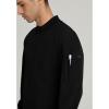 BARCO One Amplify Scrub Warm-Up Jacket for Men – Front Closure Medical Jacket, 4-Way Stretch Men’s Warm-Up(Black)