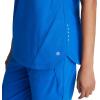 BARCO One Flux Classic Fit Zip Collar Scrub Top for Women – 2-Pocket Banded Zip Collar Scrub Shirt with 360 Spandex Stretch(New Royal)