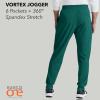 BARCO One Vortex Scrub Jogger for Men – Medical Cargo Pant, Eco-Friendly Fabric, 4-Way Stretch, Anti-Wrinkle Men’s Scrub Pant(Hunter Green)