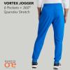 BARCO One Vortex Scrub Jogger for Men – Medical Cargo Pant, Eco-Friendly Fabric, 4-Way Stretch, Anti-Wrinkle Men’s Scrub Pant(New Royal)