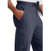 BARCO One Vortex Scrub Jogger for Men – Medical Cargo Pant, Eco-Friendly Fabric, 4-Way Stretch, Anti-Wrinkle Men’s Scrub Pant(Steel)