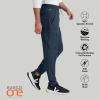 BARCO One Vortex Scrub Jogger for Men – Medical Cargo Pant, Eco-Friendly Fabric, 4-Way Stretch, Anti-Wrinkle Men’s Scrub Pant(Steel)