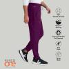 BARCO One Vortex Scrub Jogger for Men – Medical Cargo Pant, Eco-Friendly Fabric, 4-Way Stretch, Anti-Wrinkle Men’s Scrub Pant(Wine)
