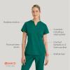 BARCO STRONG Liz Classic Fit Scrub Top & Pant Set for Women – Up to 70°C Wash, Natural Stretch, Moisture Wicking, Anti-Static(Hunter Green)