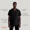 BARCO STRONG Terrence Scrub Top & Pant Set for Men – Up to 70°C Wash, Natural Stretch, Moisture Wicking, Quick-Shed(Black)