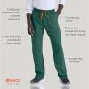 BARCO STRONG Terrence Scrub Top & Pant Set for Men – Up to 70°C Wash, Natural Stretch, Moisture Wicking, Quick-Shed(Hunter Green)