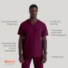 BARCO STRONG Terrence Scrub Top & Pant Set for Men – Up to 70°C Wash, Natural Stretch, Moisture Wicking, Quick-Shed(Wine)