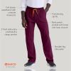BARCO STRONG Terrence Scrub Top & Pant Set for Men – Up to 70°C Wash, Natural Stretch, Moisture Wicking, Quick-Shed(Wine)