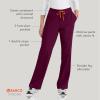 BARCO STRONG Zoe Classic Fit Scrub Top & Pant Set for Women – Up to 70°C Wash, Natural Stretch, Moisture Wicking, Anti-Static(Wine)