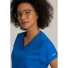 Grey’s Anatomy by BARCO Evelyn Scrub Top for Women – 3-Pocket V-Neck Scrub Shirt with Natural Stretch, & Soil Release Fabric(New Royal)