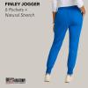 Grey’s Anatomy by BARCO Finley Scrub Jogger for Women – 6-Pocket Mid-Rise Pants with Natural Stretch & Soil Release Fabric(New Royal)