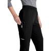 Skechers by BARCO Vitality Aura Classic Fit Straight Leg Scrub Pant for Women – Mid-Rise, 5-Pocket Bottom with 4-way Stretch(Black)