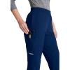 Skechers by BARCO Vitality Aura Classic Fit Straight Leg Scrub Pant for Women – Mid-Rise, 5-Pocket Bottom with 4-way Stretch(Navy)