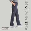 Skechers by BARCO Vitality Aura Classic Fit Straight Leg Scrub Pant for Women – Mid-Rise, 5-Pocket Bottom with 4-way Stretch(Pewter)