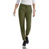 BARCO Grey’s Anatomy Spandex Stretch Direct – Dash Scrub Jogger for Women, Elastic Waist Yoga Style Women’s Scrub Pant(Olive)