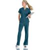 BARCO STRONG Liz Classic Fit Scrub Top & Pant Set for Women – Up to 70°C Wash, Natural Stretch, Moisture Wicking, Anti-Static(Bahama)